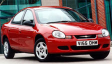 Chrysler Neon Alloy Wheels and Tyre Packages.